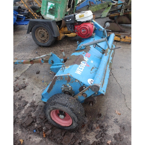 262 - A WESSEX AF120 ATV FLAIL MOWER NEW FLAILS THIS YEAR NO VAT (COST OVER £3000 NEW)