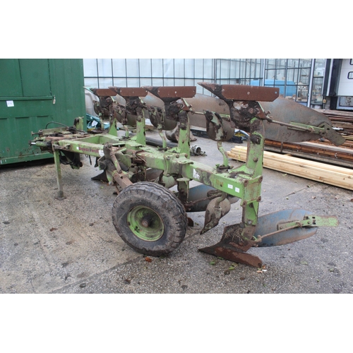 275 - A  DOWDSWELL 4 FURROW REVERSIBLE PLOUGH + VAT