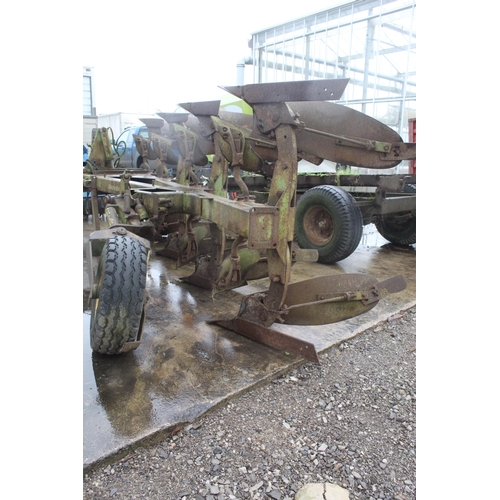 285 - DOWDSWELL 4 FURROW REVERSIBLE  PLOUGH + VAT