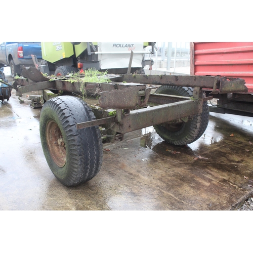 286 - A TIPPING TRAILER CHASSIS + VAT