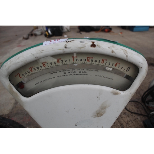 411 - W & T AVERY LTD SCALES  NO VAT