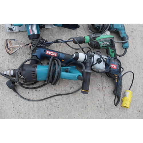 455 - QUANTITY OF POWER TOOLS  TO INCLUDE MAKITA NO VAT