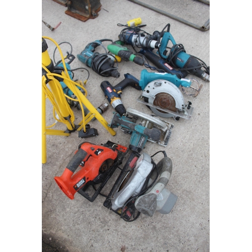 455 - QUANTITY OF POWER TOOLS  TO INCLUDE MAKITA NO VAT