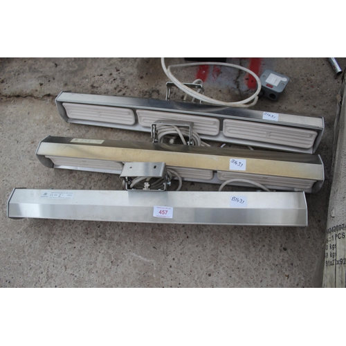 457 - 4 HEAT LAMPS(WORKING)  NO VAT