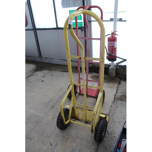 470 - 2 SACK TRUCKS  NO VAT