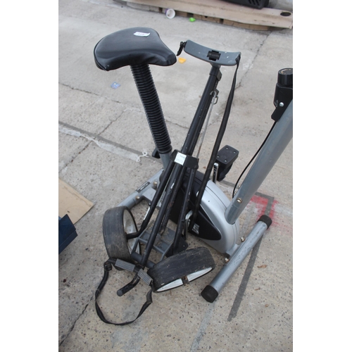 471 - GOLF TROLLEY , EXCERCISE BIKE  NO VAT