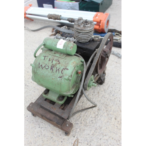 478 - SMALL COMPRESSOR WORKING NO VAT