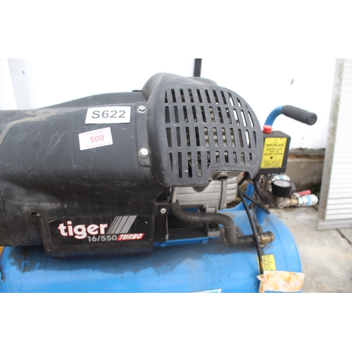 500 - AIR MASTER TIGER 16/550 TURBO COMPRESSOR  NO VAT