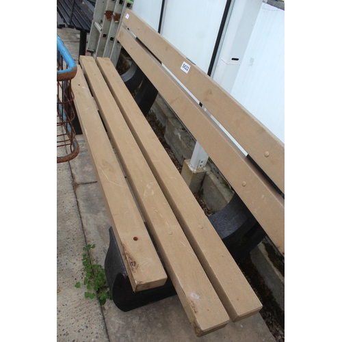 536 - OUTSIDE BENCH  NO VAT