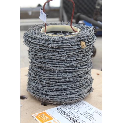 563 - BARBED WIRE AND ROPE  NO VAT