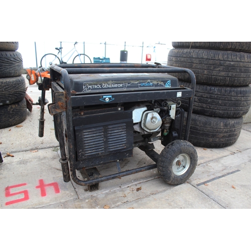 608 - SGS GENERATOR PETROL  NO VAT