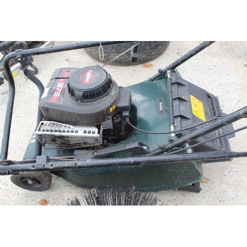 612 - HAYTER PETROL MOWER WITH BRIGGS & STRATTON 375 ENGINE NO VAT