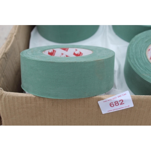 682 - 16 ROLLS OF HIGH PRESSURE TAPE  + VAT