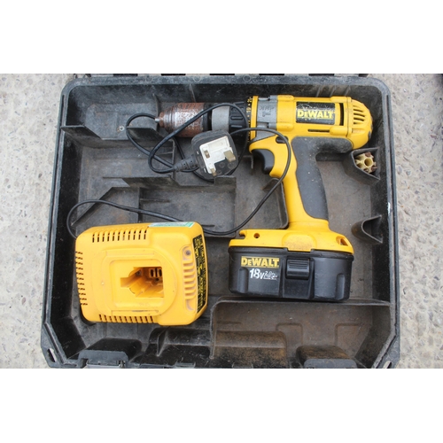 696 - MAKITA DRILL AND DEWALT DRILL  + VAT