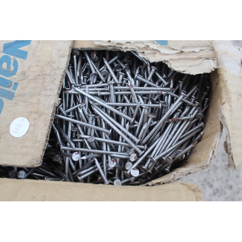 732 - BOX OF NAILS  NO VAT