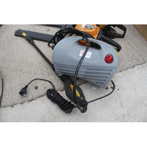 753 - McCULLOCH 550 EDGE CUTTER AND PRESSURE WASHER PPW1600  NO  VAT