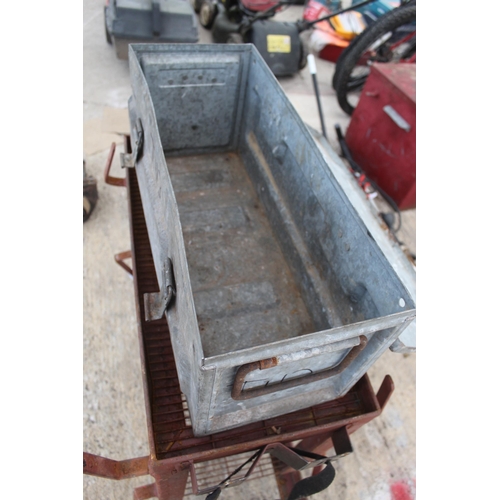 798 - MIG WELDING TROLLEY AND BOX  NO VAT