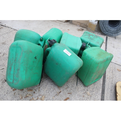 1777 - ASSORTED PETROL CONTAINERS   PLUS VAT