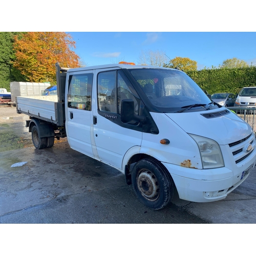 198 - FORD TRANSIT  MANUAL 4 DOORS  MOT 20/08/2024 REG; BN07 ZFX  NO VAT   WHILST ALL DESCRIPTIONS ARE GIV... 