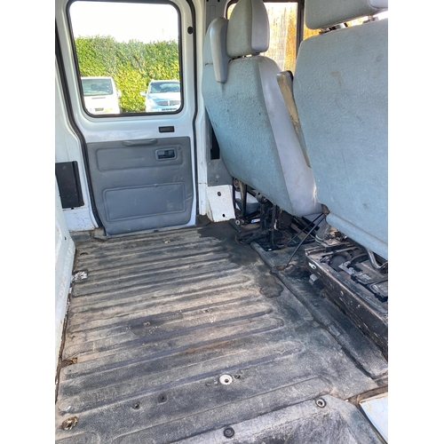 198 - FORD TRANSIT  MANUAL 4 DOORS  MOT 20/08/2024 REG; BN07 ZFX  NO VAT   WHILST ALL DESCRIPTIONS ARE GIV... 