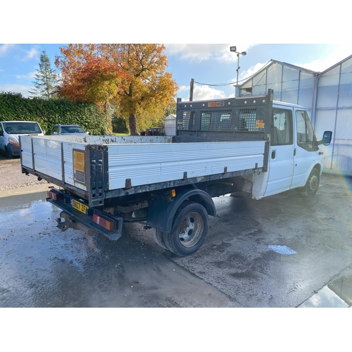 198 - FORD TRANSIT  MANUAL 4 DOORS  MOT 20/08/2024 REG; BN07 ZFX  NO VAT   WHILST ALL DESCRIPTIONS ARE GIV... 