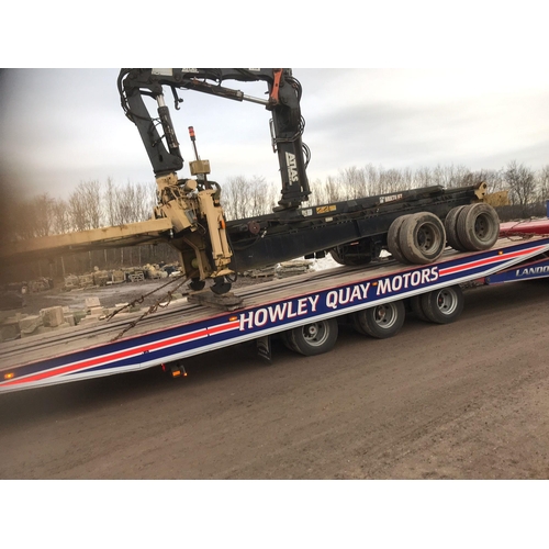 200 - A FULLY OPERATIONAL 5TH WHEEL TRAILER CUSTOM BUILT FOR THE HIAB ATLAS 120.2 & SKIP GEAR -THE ATLAS 1... 