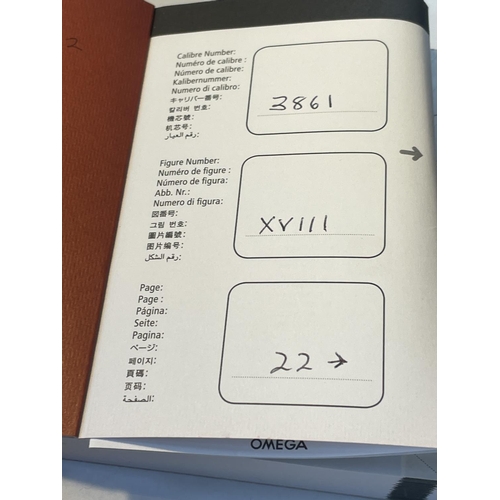 504 - AN SS OMEGA SPEEDMASTER MW WW/M124488. MODEL NUMBER/CALIBRE 3861 MASTER CHRONOMETER WITH CO AXIAL ES... 
