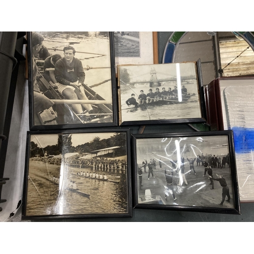 297 - A GROUP OF 1950/1960S PHOTOS OF THE OXFORD V CAMBRIDGE BOAT RACE AND ALSO THE HENLEY REGATTA