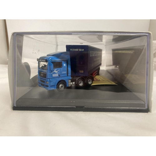 345 - TWO OXFORD DIECAST MODELS - SET NO. 27 - CO-OP VANS, RICHARD READ LORRY