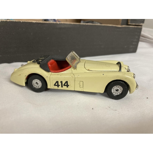 349 - A BOX OF 22 SPORT'S CARS TO INCLUDE CORGI AND MATCHBOX