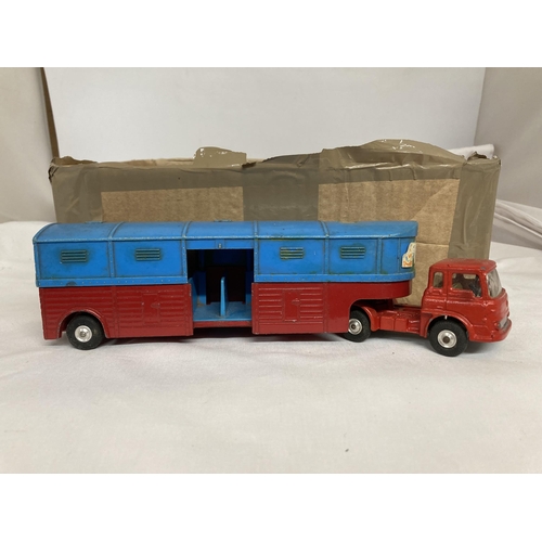 351 - THREE CORGI (PLAYWORN) TO INCLUDE TWO BEDFORD TK'S AND A FORD ARTIC LORRY