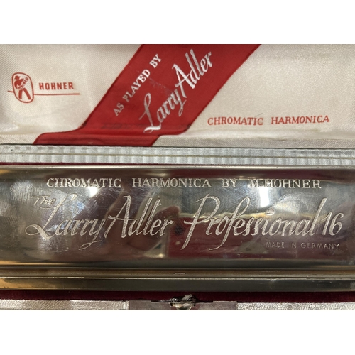 162 - A LARRY ADLER PROFESSIONAL 16 (C) HARMONICA IN ORIGINAL BOX