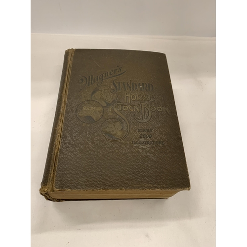 34 - A 1906 MAGNER'S STANDARD HORSE AND STOCK BOOK