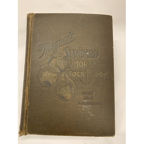 34 - A 1906 MAGNER'S STANDARD HORSE AND STOCK BOOK