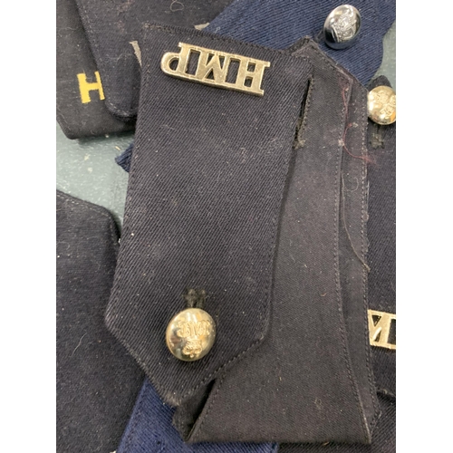 204 - ELEVEN H. M. P. SHOULDER EPAULETTES