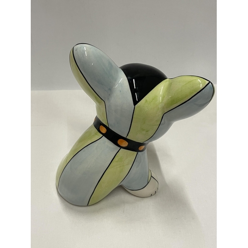 784 - A LORNA BAILEY STUDIO DESIGNS COLOURWAY PROTOTYPE DOG FIGURE