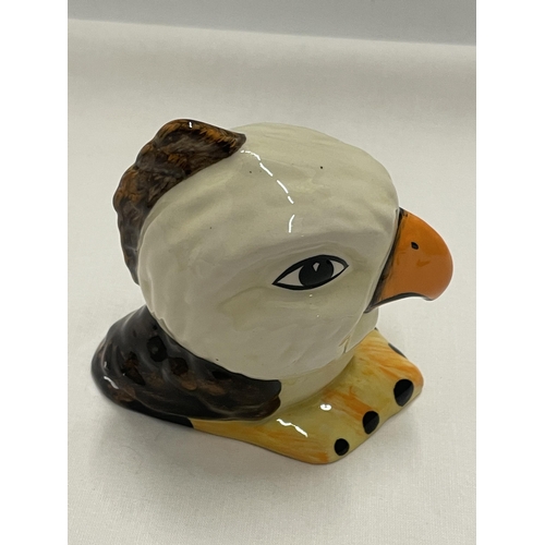 754 - A LORNA BAILEY HAND PAINTED AND SIGNED BIRD EAGLE