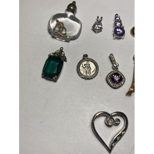 690 - TWENTY VARIOUS PENDANTS