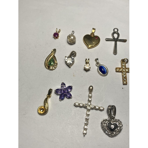 691 - TWENTY SEVEN VARIOUS PENDANTS