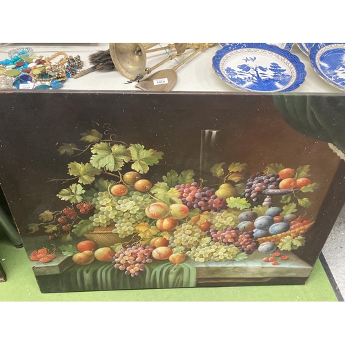 1001 - TWO LATE 20TH CENTURY PRINTS OF FRUIT, 76 X 101CM AND 91 X 101CM