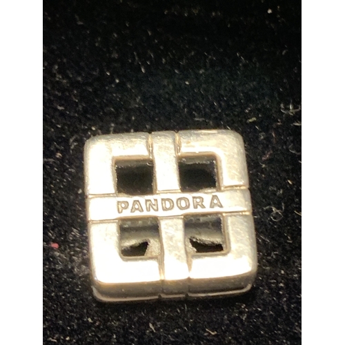 725 - A PANDORA CHARM IN A PRESENTATION BOX