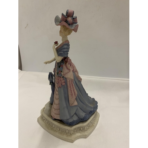 789A - A COALPORT TURN OF THE CENTURY 'ROYAL ENCLOSURE AT ASCOT' LIMITED EDITION FIGURE