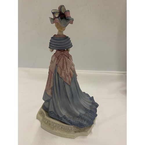 789A - A COALPORT TURN OF THE CENTURY 'ROYAL ENCLOSURE AT ASCOT' LIMITED EDITION FIGURE