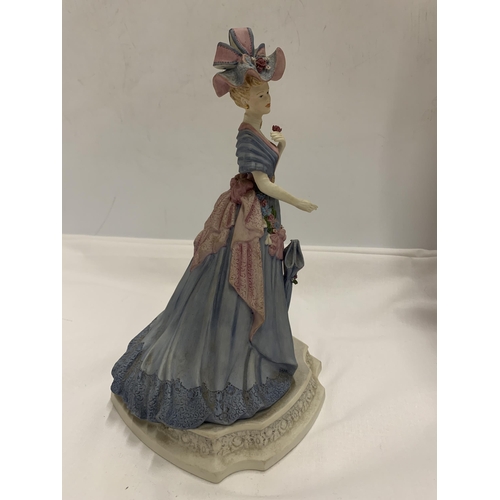 789A - A COALPORT TURN OF THE CENTURY 'ROYAL ENCLOSURE AT ASCOT' LIMITED EDITION FIGURE