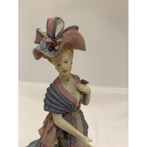 789A - A COALPORT TURN OF THE CENTURY 'ROYAL ENCLOSURE AT ASCOT' LIMITED EDITION FIGURE