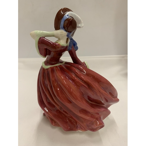 793A - A ROYAL DOULTON 'AUTUMN BREEZES' HN1934 LADY FIGURE