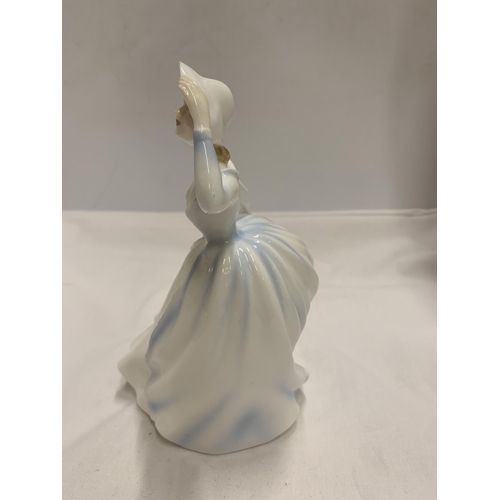 797 - A ROYAL DOULTON LADY FIGURE IN BLUE DRESS