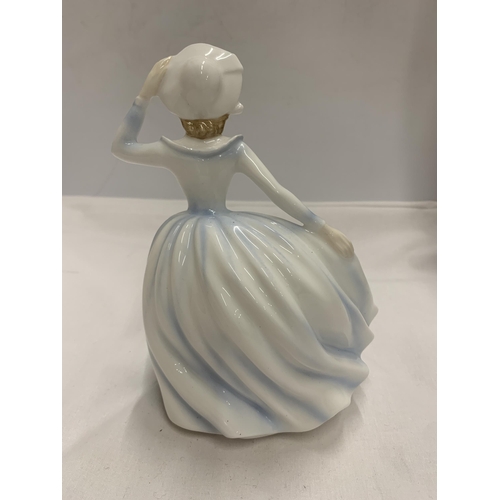 797 - A ROYAL DOULTON LADY FIGURE IN BLUE DRESS