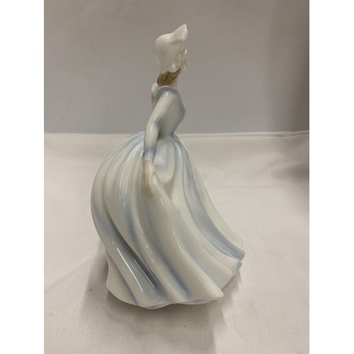 797 - A ROYAL DOULTON LADY FIGURE IN BLUE DRESS