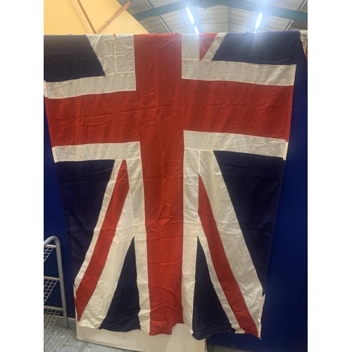 460A - A UNION JACK FLAG 260CM X 128CM